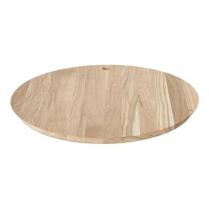 Krájecí a servírovací deska BORDA 30 cm, kulaté, hnědá, dřevo, Blomus