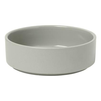 Jídelní miska MIO 14 cm, nízká, světle šedá, Blomus