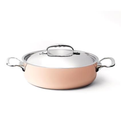 Kastrol PRIMA MATERA 24 cm, 3,1 l, na indukci, měď, de Buyer