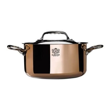 Hrnec PRIMA MATERA 24 cm, 5,4 l, na indukci, měď, de Buyer