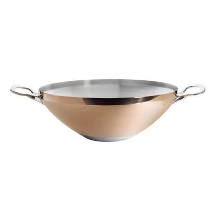 Wok PRIMA MATERA 32 cm, měď, de Buyer