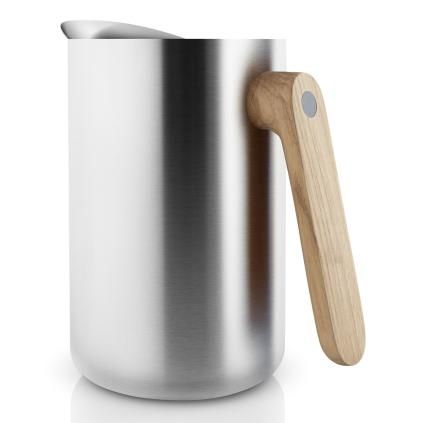 Vakuová termoska s dřevěnou rukojetí Nordic kitchen nerez 1,0 l Eva Trio