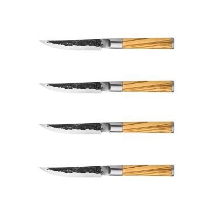 Steakový nůž OLIVE, sada 4 ks, Forged