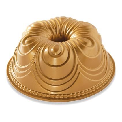 Forma na bábovku CHIFFON BUNDT, zlatá, Nordic Ware