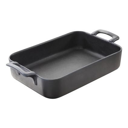 Zapékací mísa BELLE CUISINE 700 ml, obdélník, matná černá, REVOL