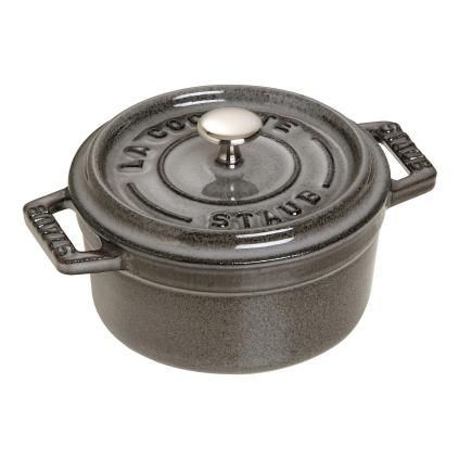 Hrnec 10 cm, 0,25 l, grafitově šedá, litina, Staub