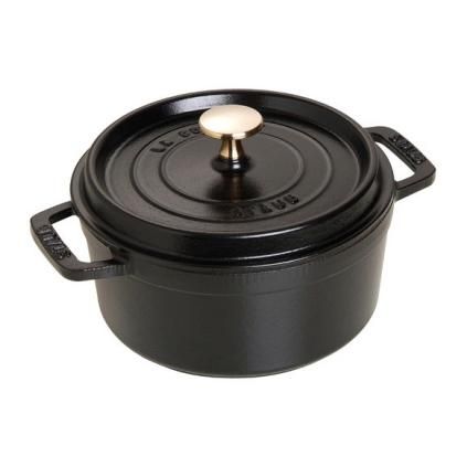 Hrnec 18 cm, 1,7 l, černá, litina, Staub