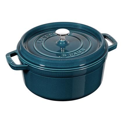 Hrnec 24 cm, 3,8 l, mořská modř, litina, Staub