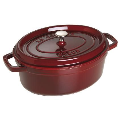 Hrnec 6,5 l, oválný, grenadina, litina, Staub
