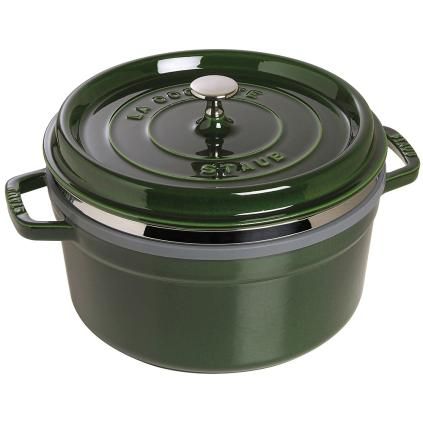 Hrnec COCOTTE 26 cm, 5,2 l, s pařákem, bazalková, litina, Staub