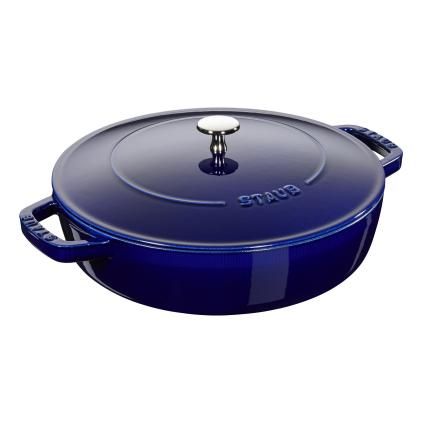 Kastrol CHISTERA 24 cm, 2,4 l, tmavě modrá, litina, Staub