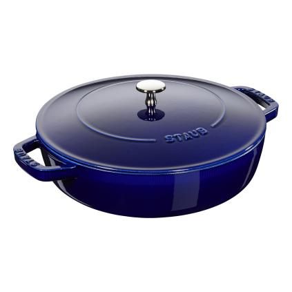 Kastrol CHISTERA 28 cm, 3,7 l, tmavě modrá, litina, Staub