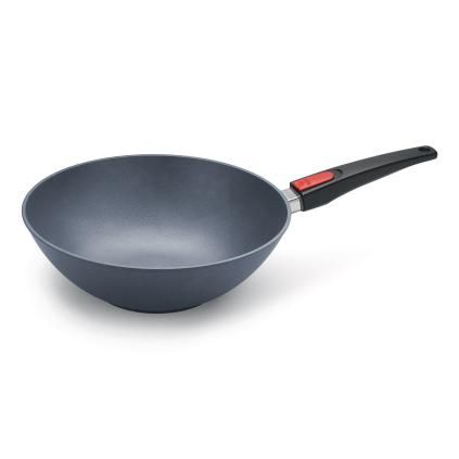 Wok DIAMOND LITE 30 cm, s odnímatelnou rukojetí, titan, WOLL