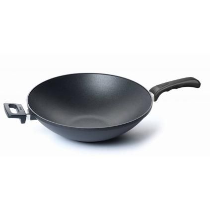 Wok TITANIUM NOWO 32 cm, s rukojetí, titan, WOLL
