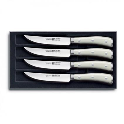 Steakový nůž CLASSIC IKON CREME, sada 4 ks, WÜSTHOF