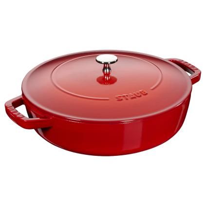 Kastrol CHISTERA 24 cm, 2,4 l, višňová, litina, Staub