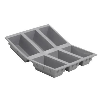 Forma na pečení ELASTOMOULE, na 6 ks, bochánky, silikon, de Buyer