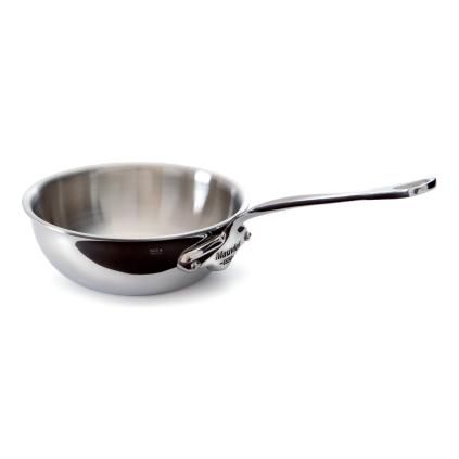 Hluboká pánev M’COOK 24 cm, kónická, nerezová, Mauviel