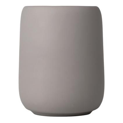 Kelímek na zubní kartáčky SONO, taupe, Blomus