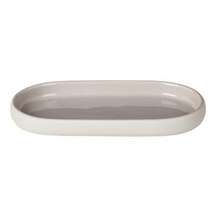 Miska na mýdlo SONO, bez drážek, krémová, Blomus