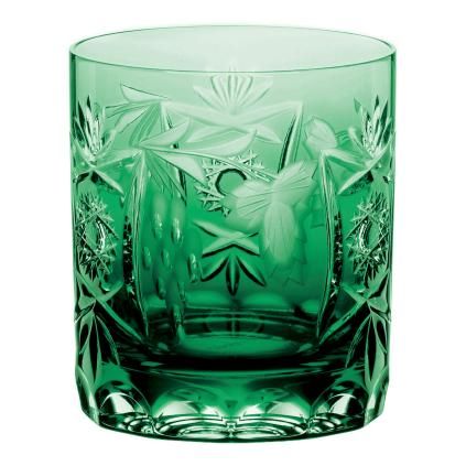 Sklenice na whisky TRAUBE, emeraldově zelená, Nachtmann