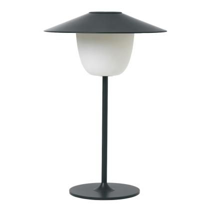 Přenosná stolní lampa ANI LAMP, LED, tmavě šedá, Blomus