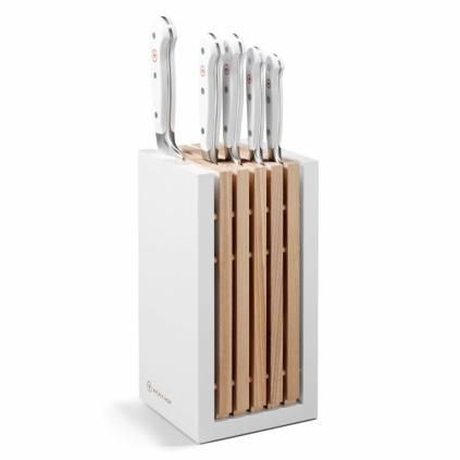Sada nožů CLASSIC, sada 5 ks, „Verze Santoku“,  s blokem, WÜSTHOF