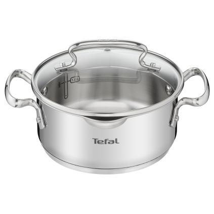 Kastrol DUETTO+ G7194355 18 cm, 2 l, nerez, Tefal