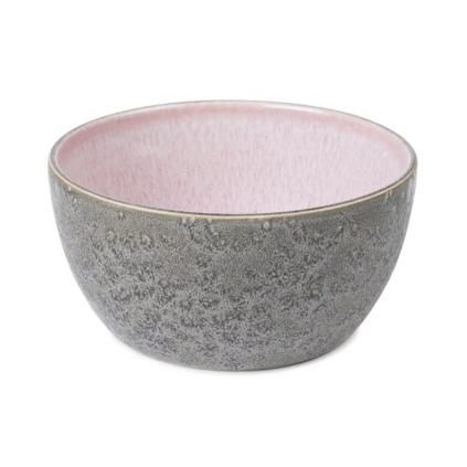 169310 servirovaci miska bitz seda ruzova 14 cm
