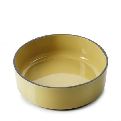Hluboký talíř CARACTERE 17 cm, s vysokým okrajem, hořčicová, REVOL