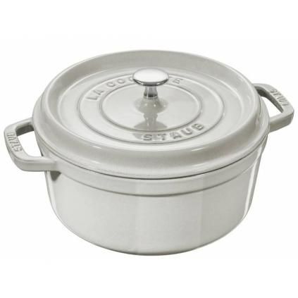 Hrnec COCOTTE 28 cm, 6,7 l, bílý lanýž, litina, Staub