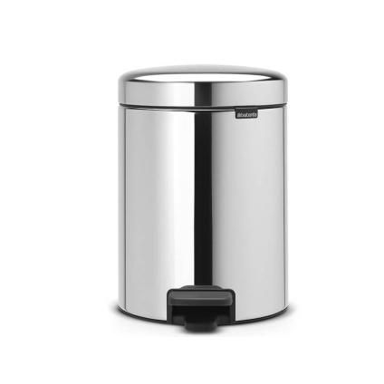 178850 pedalovy odpadkovy kos newlcon brabantia leskly ocelovy 5 l 1