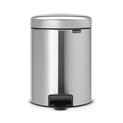 178853 pedalovy odpadkovy kos newlcon brabantia matny ocelovy 5 l 1