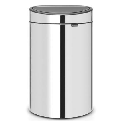 178862 dotykovy odpadkovy kos touch bin new brabantia leskly ocelovy 40 l 1