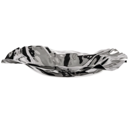 181370 181370 dekoracni misa port alessi 38 cm stribrna 1