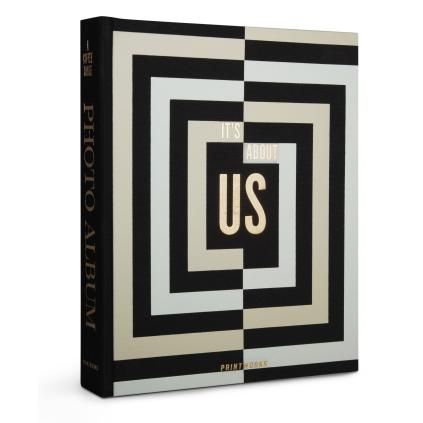 Fotoalbum IT'S ABOUT US L, černá, Printworks