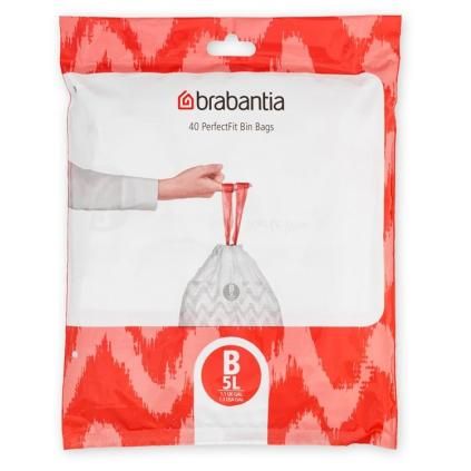 Sáčky do odpadkového koše B PERFECTFIT 5 l, sada 40 ks, Brabantia