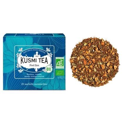 Rooibos čaj FEEL ZEN, 20 mušelínových sáčků, Kusmi Tea