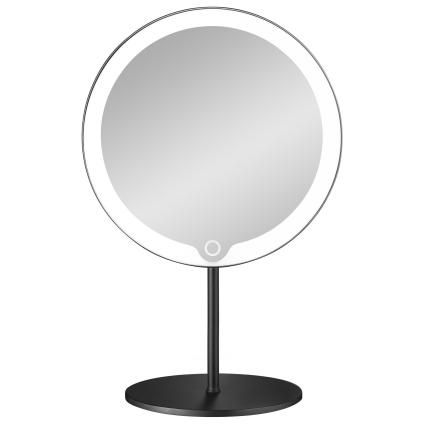 LED kosmetické zrcadlo MODO, stolní, černá, Blomus