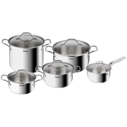 Sada hrnců INTUITION B864SA74, sada 10 ks, nerez, Tefal