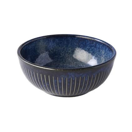 Jídelní miska RIDGED INDIGO 13 cm, 300 ml, MIJ