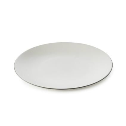 Sada mělkých talířů EQUINOXE REVOL 26 cm, 6 ks bílá bavlna