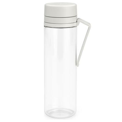 Láhev na vodu MAKE & TAKE 500 ml, se sítkem, světle šedá, Brabantia