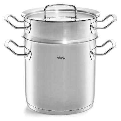 Hrnec MULTISTAR ORIGINAL-PROFI COLLECTION 20 cm, 6 l, s napařovací vložkou, nerez, Fissler