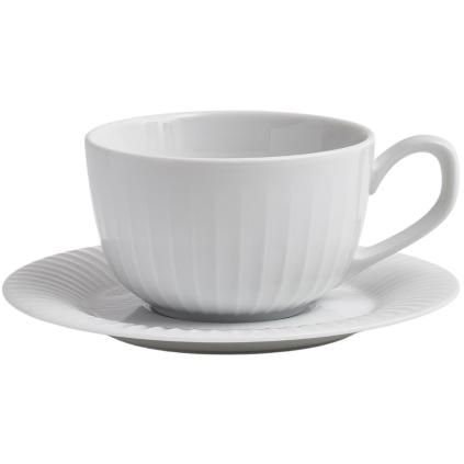 Šálek s podšálkem HAMMERSHOI 250 ml, bílá, Kähler
