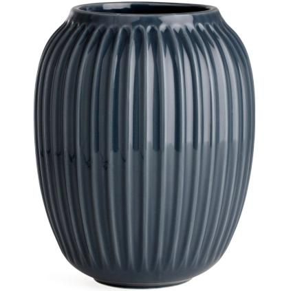 Váza HAMMERSHOI 21 cm, antracitově šedá, Kähler