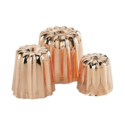 Forma na cannelé 5,5 cm, měď, de Buyer