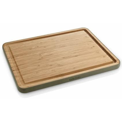 Prkénko na krájení GREEN TOOL 39 x 28 cm, s drážkou na šťávu, bambus, Eva Trio