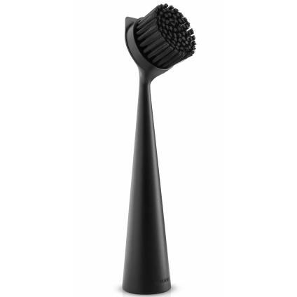 Kartáč na mytí nádobí 23 cm, černá, plast, Eva Trio