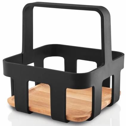 Servírovací organizér NORDIC KITCHEN 18 cm, černá, plast, Eva Trio